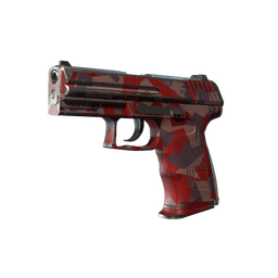 StatTrak™ P2000 | Red FragCam (Well-Worn)