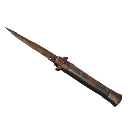 ★ Stiletto Knife | Rust Coat (Battle-Scarred)