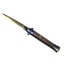 ★ Stiletto Knife | Case Hardened (Battle-Scarred)