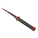 ★ Stiletto Knife | Crimson Web (Battle-Scarred)