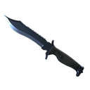 ★ StatTrak™ Bowie Knife | Blue Steel (Battle-Scarred)