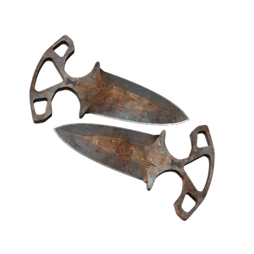 ★ StatTrak™ Shadow Daggers | Rust Coat (Battle-Scarred)