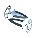 ★ StatTrak™ Shadow Daggers | Blue Steel (Well-Worn)