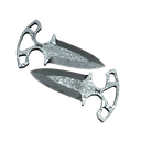 ★ StatTrak™ Shadow Daggers | Damascus Steel (Battle-Scarred)