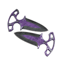 ★ Shadow Daggers | Ultraviolet (Battle-Scarred)