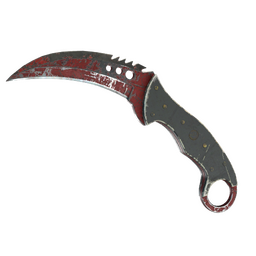 ★ Talon Knife | Crimson Web (Battle-Scarred)