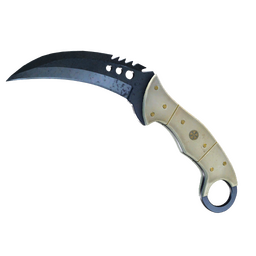★ StatTrak™ Talon Knife | Blue Steel (Battle-Scarred)