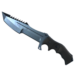 ★ StatTrak™ Huntsman Knife | Blue Steel (Well-Worn)