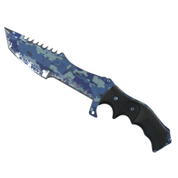 ★ Huntsman Knife | Bright Water (Well-Worn)