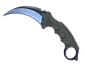 ★ Karambit | Blue Steel (Battle-Scarred)