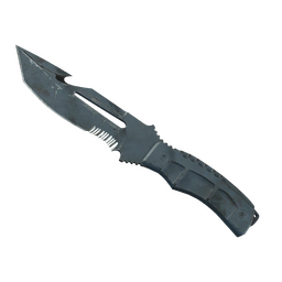 ★ Survival Knife | Night Stripe (Battle-Scarred)