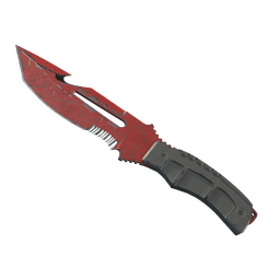 ★ StatTrak™ Survival Knife | Crimson Web (Battle-Scarred)
