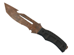 ★ Survival Knife | Rust Coat (Battle-Scarred)