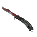 ★ StatTrak™ Butterfly Knife | Crimson Web (Battle-Scarred)