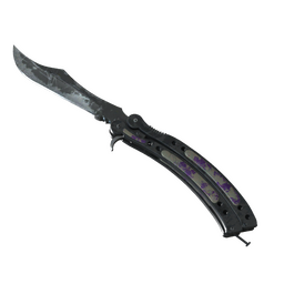 ★ Butterfly Knife | Ultraviolet (Battle-Scarred)