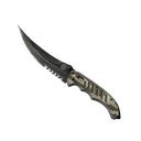 ★ Flip Knife | Black Laminate (Well-Worn)