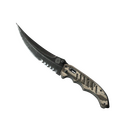 ★ Flip Knife | Black Laminate (Minimal Wear)