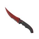 ★ StatTrak™ Flip Knife | Crimson Web (Minimal Wear)