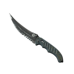 ★ StatTrak™ Flip Knife | Night (Battle-Scarred)