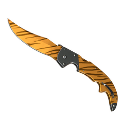 ★ StatTrak™ Falchion Knife | Tiger Tooth (Minimal Wear)