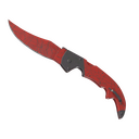 ★ StatTrak™ Falchion Knife | Crimson Web (Minimal Wear)