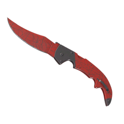 ★ StatTrak™ Falchion Knife | Crimson Web (Minimal Wear)
