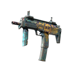 StatTrak™ MP7 | Just Smile (Battle-Scarred)