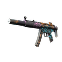 MP5-SD | Neon Squeezer (Battle-Scarred)