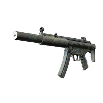 MP5-SD | Lime Hex (Battle-Scarred)