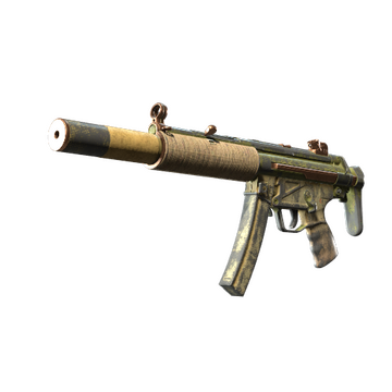 MP5-SD | Savannah Halftone (Battle-Scarred)