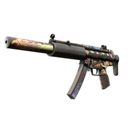 StatTrak™ MP5-SD | Necro Jr. (Minimal Wear)