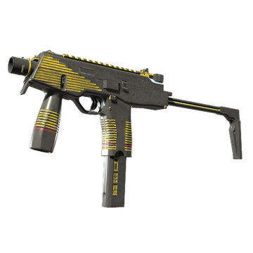 MP9 | Bee-Tron (Battle-Scarred)