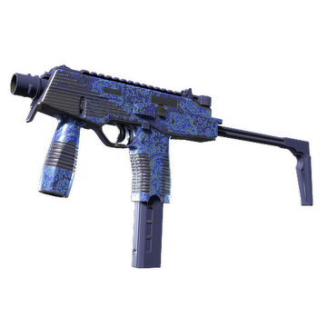 MP9 | Cobalt Paisley (Minimal Wear)