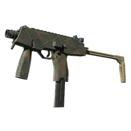 MP9 | Green Plaid (Well-Worn)