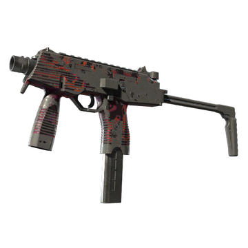 MP9 | Ruby Poison Dart (Battle-Scarred)