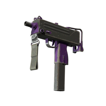 StatTrak™ MAC-10 | Ultraviolet (Battle-Scarred)