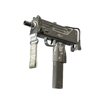 MAC-10 | Snow Splash (Battle-Scarred)