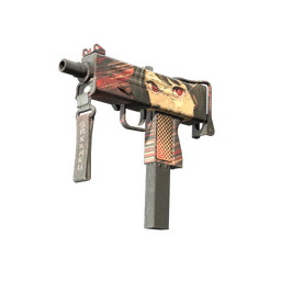 StatTrak™ MAC-10 | Sakkaku (Battle-Scarred)