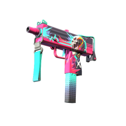 StatTrak™ MAC-10 | Neon Rider (Factory New)