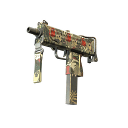 StatTrak™ MAC-10 | Monkeyflage (Well-Worn)