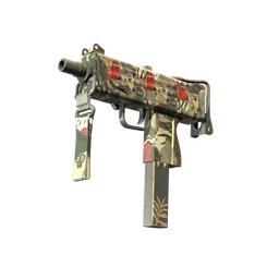 StatTrak™ MAC-10 | Monkeyflage (Factory New)