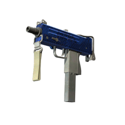 StatTrak™ MAC-10 | Lapis Gator (Well-Worn)
