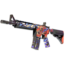 M4A4 | 龍王 (Dragon King) (Well-Worn)