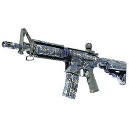 M4A4 | Naval Shred Camo (Minimal Wear)