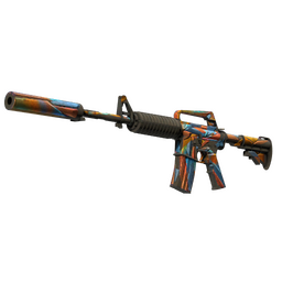 StatTrak™ M4A1-S | Leaded Glass (Battle-Scarred)