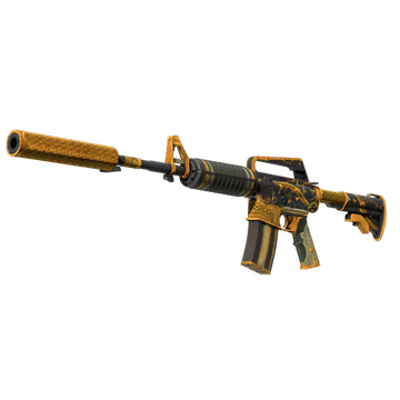 StatTrak™ M4A1-S | Golden Coil (Battle-Scarred)