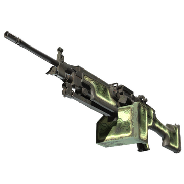 StatTrak™ M249 | Deep Relief (Battle-Scarred)
