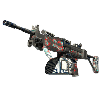 StatTrak™ Negev | Dazzle (Battle-Scarred)