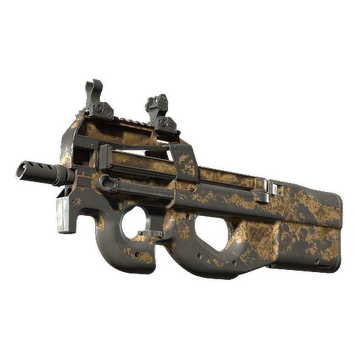 P90 | Desert Halftone (Battle-Scarred)