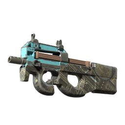 Souvenir P90 | Facility Negative (Well-Worn)
